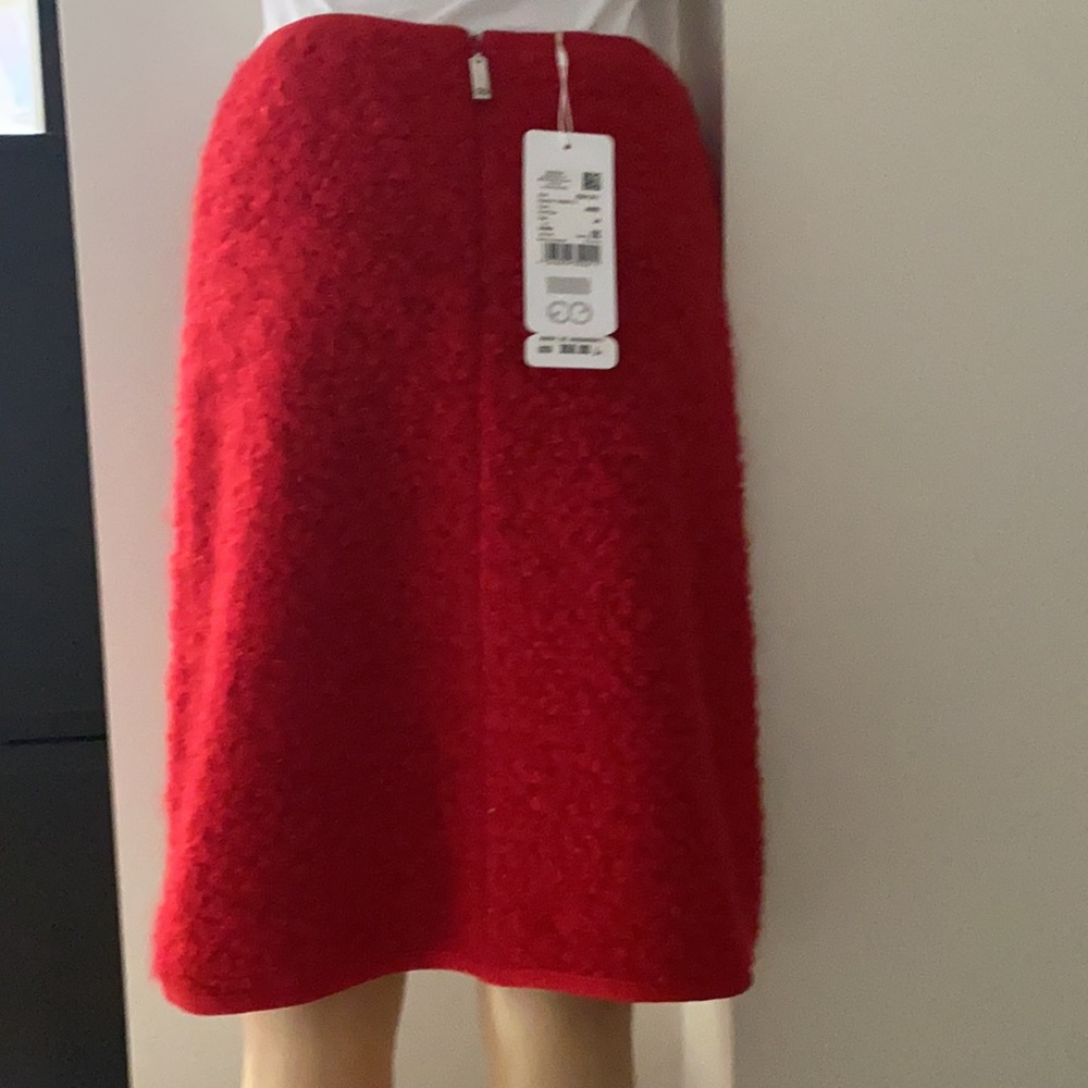 NWT ESCADA Skirt Red Ruby. US 4